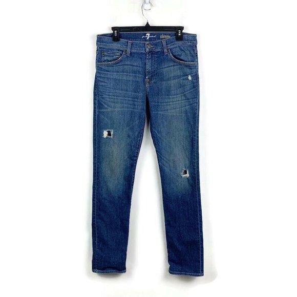 7 For All Mankind Other - 7 For All Mankind 34 x 33 Slimmy Straight Jeans